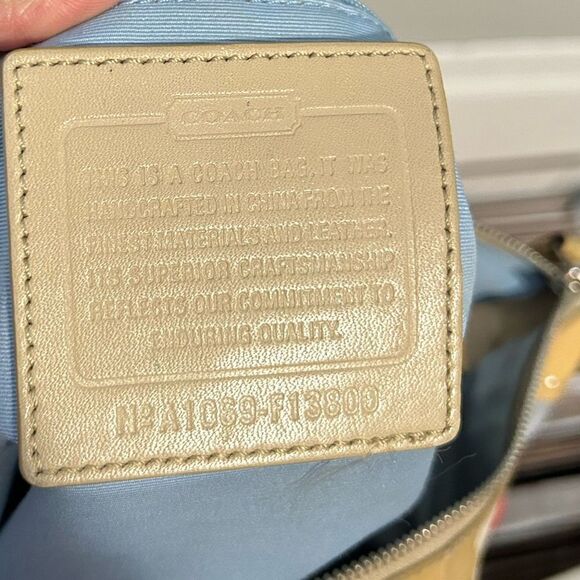 Coach Scarf Print Sateen Bag - Picture 11 of 12